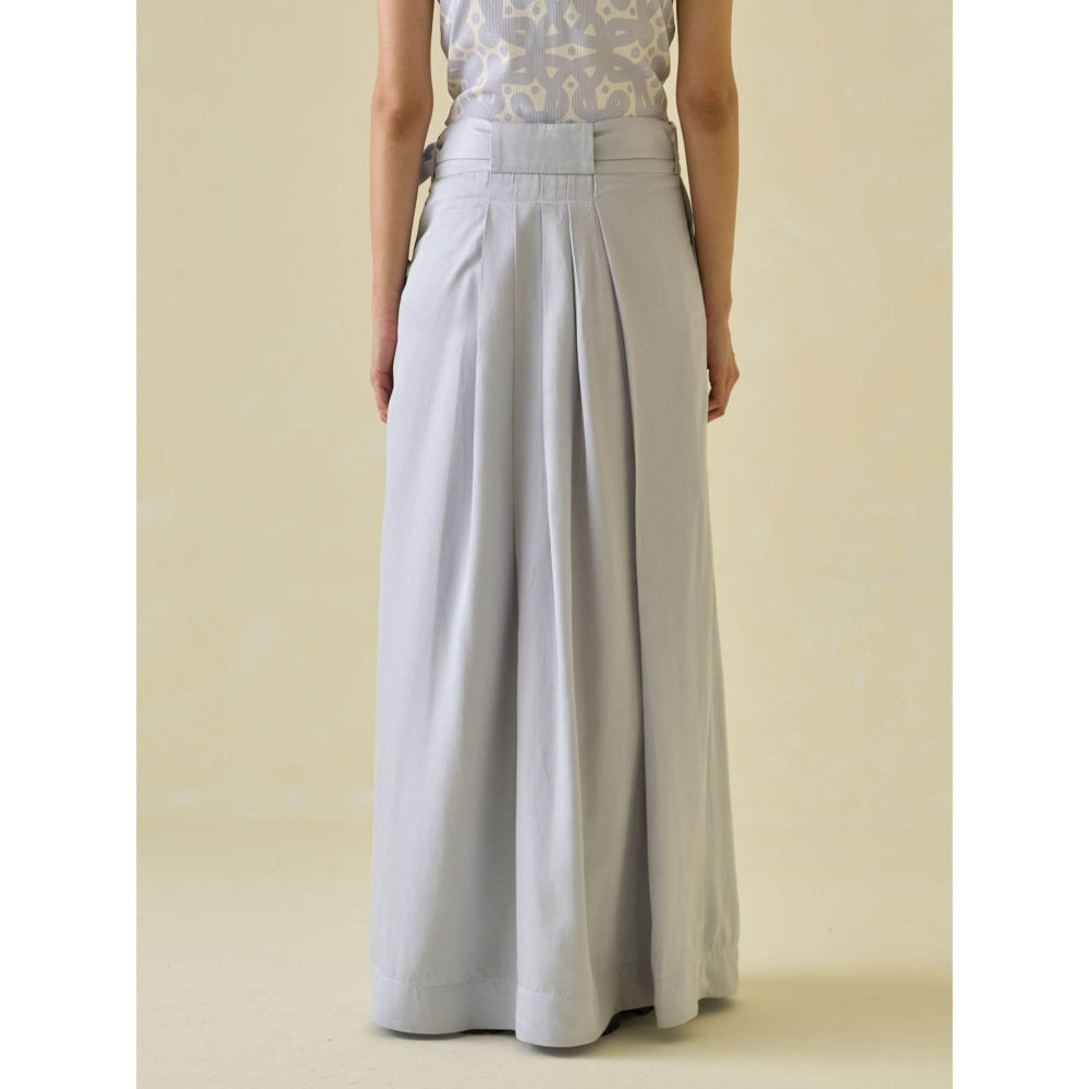 No Grey Area Grey Maxi Lungi Skirt