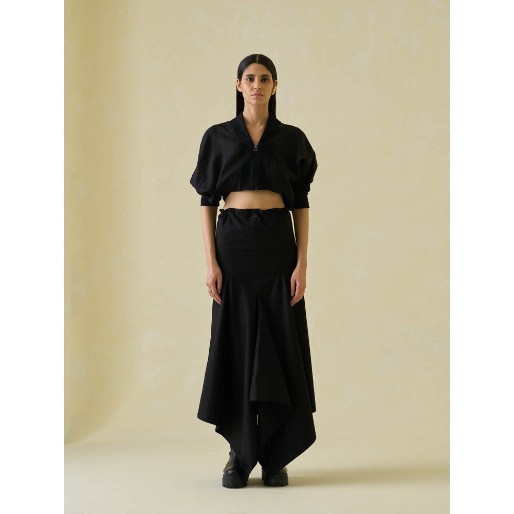 No Grey Area Cropped Directional Bomberand Technical Co-ord (Set of 2)