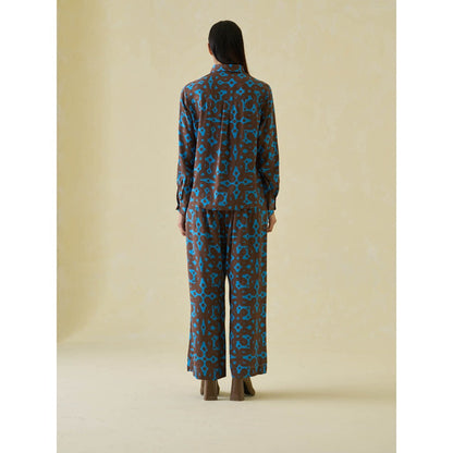 No Grey Area Kolam Boxy and Kolam Bollywood Co-ord (Set of 2)