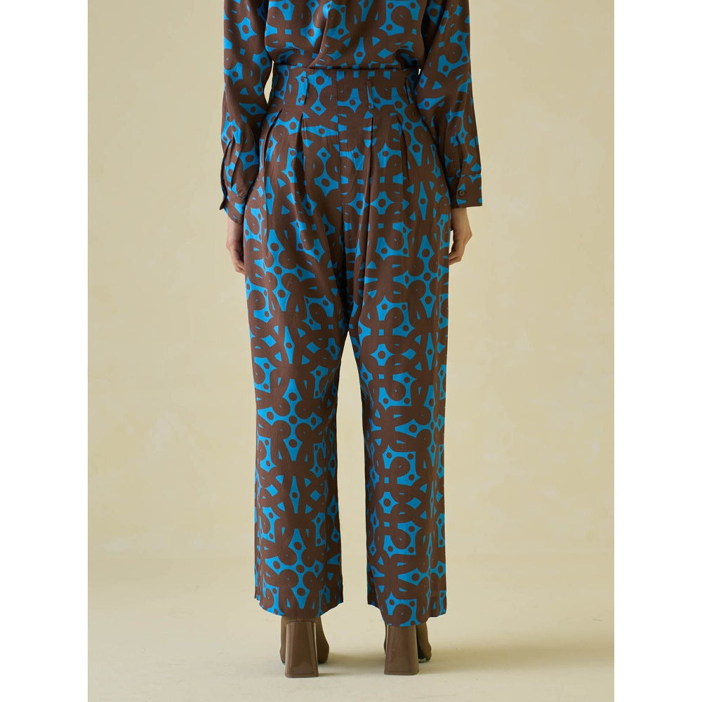 No Grey Area Kolam Boxy and Kolam Bollywood Co-ord (Set of 2)