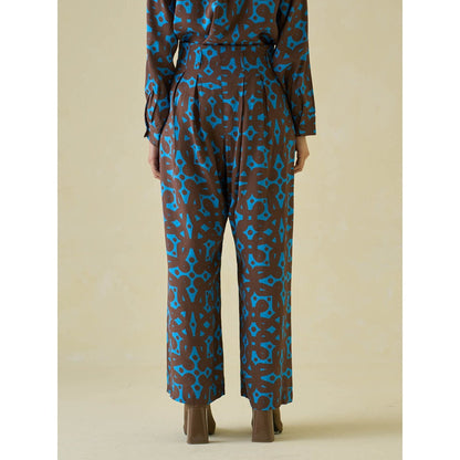 No Grey Area Kolam Boxy and Kolam Bollywood Co-ord (Set of 2)