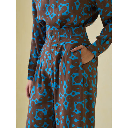 No Grey Area Kolam Boxy and Kolam Bollywood Co-ord (Set of 2)