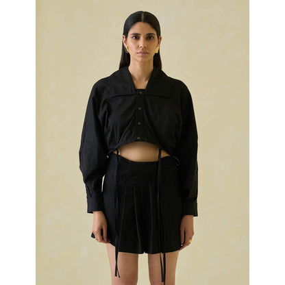 No Grey Area Directional Cropped and Tennis Co-ord (Set of 2)