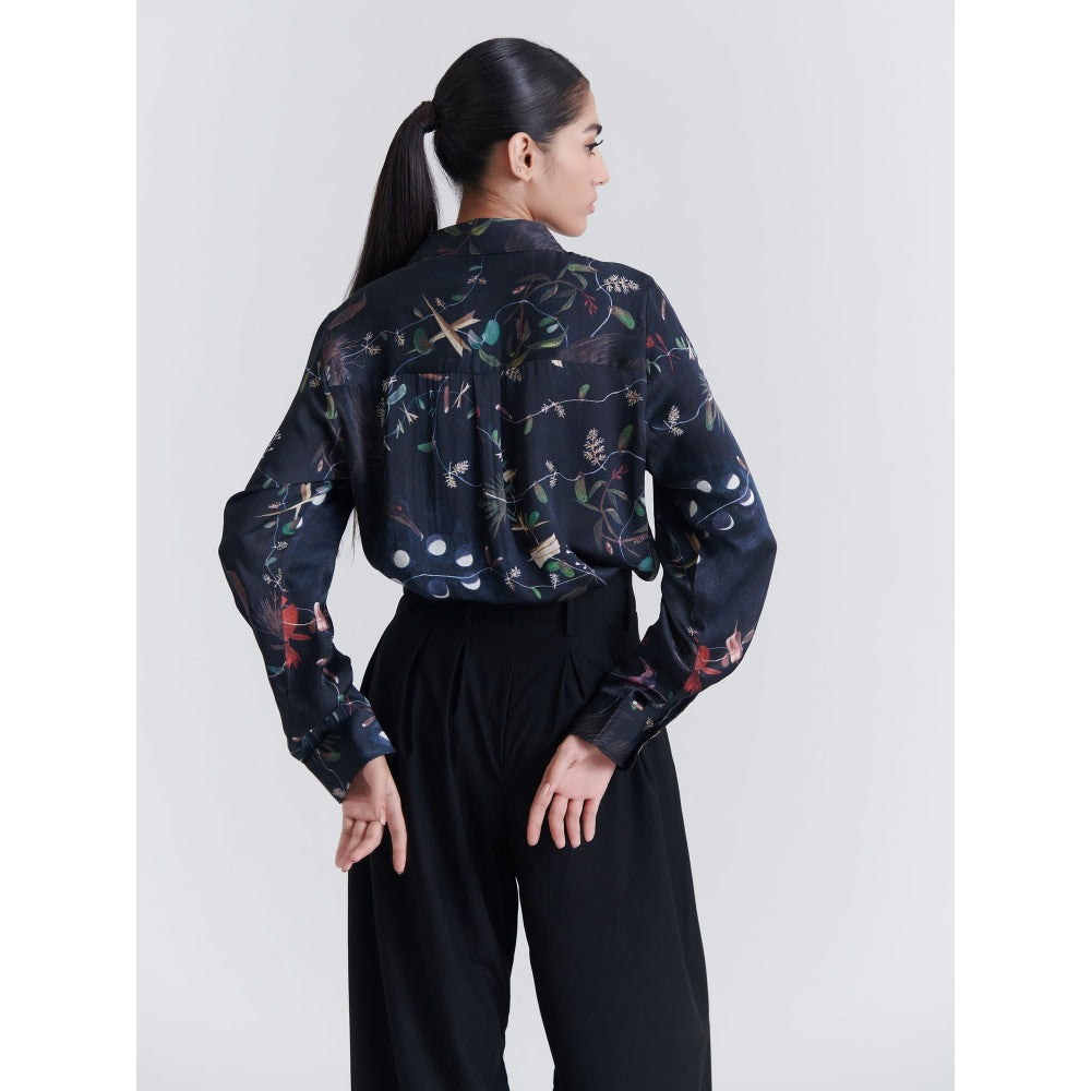 No Grey Area Black Maalai Shirt