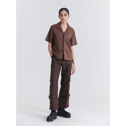 No Grey Area Brown Cargo Pant