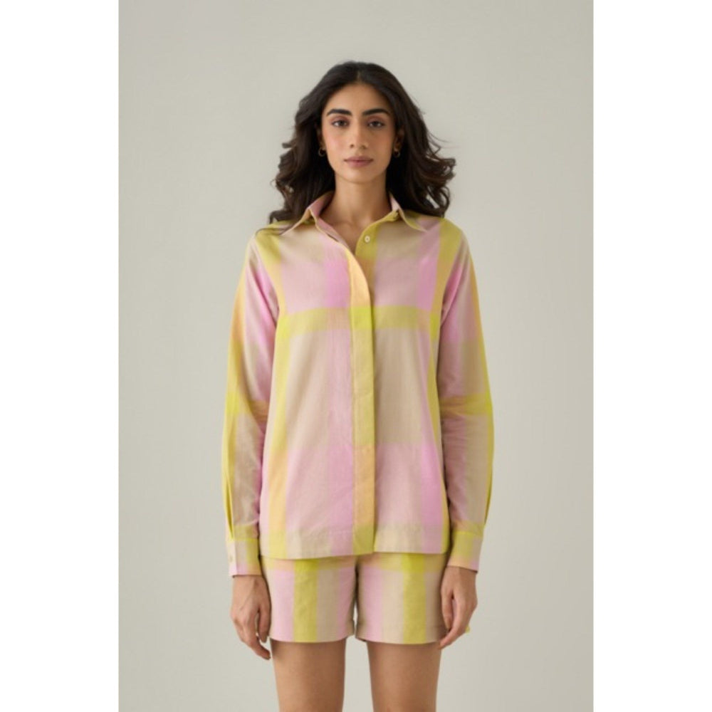 No Grey Area Multi-Colour Madras Checks Shirt