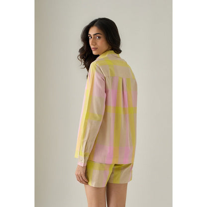 No Grey Area Multi-Colour Madras Checks Shirt