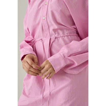 No Grey Area Pink Knee Length Dress