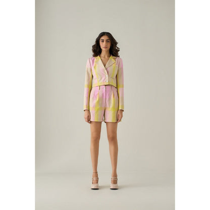 No Grey Area Multi-Colour Madras Shorts