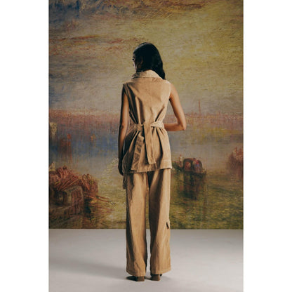 No Grey Area Stone Washed Corduroy Chore Overcoat