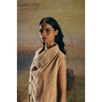 No Grey Area Stone Washed Corduroy Chore Overcoat