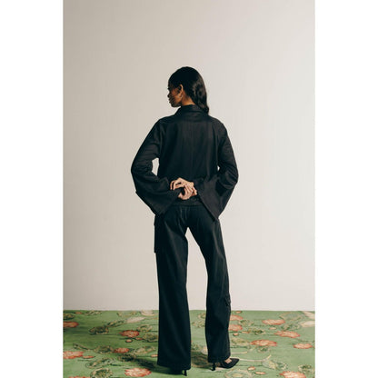 No Grey Area Surrealist Dancing Shacket