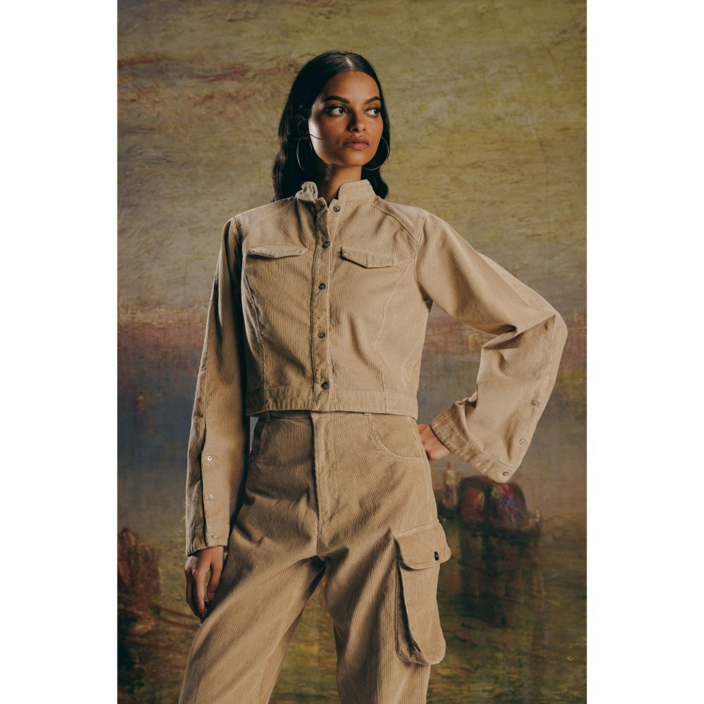 No Grey Area Overdyed Washed Shacket