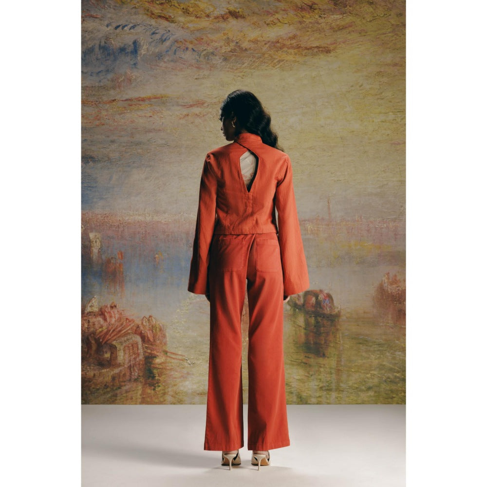 No Grey Area Nehru Crepe Shacket