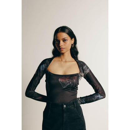 No Grey Area Surrealist Bodysuit