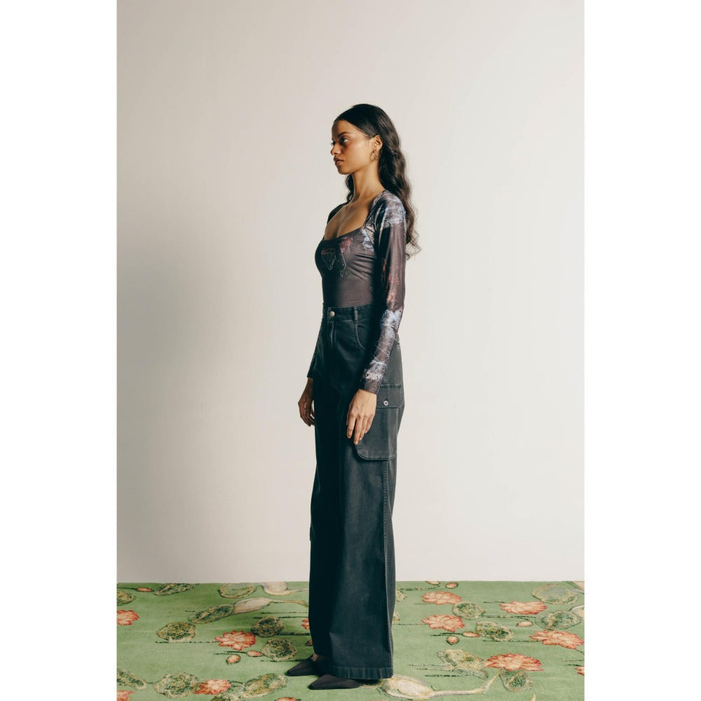 No Grey Area Surrealist Bodysuit