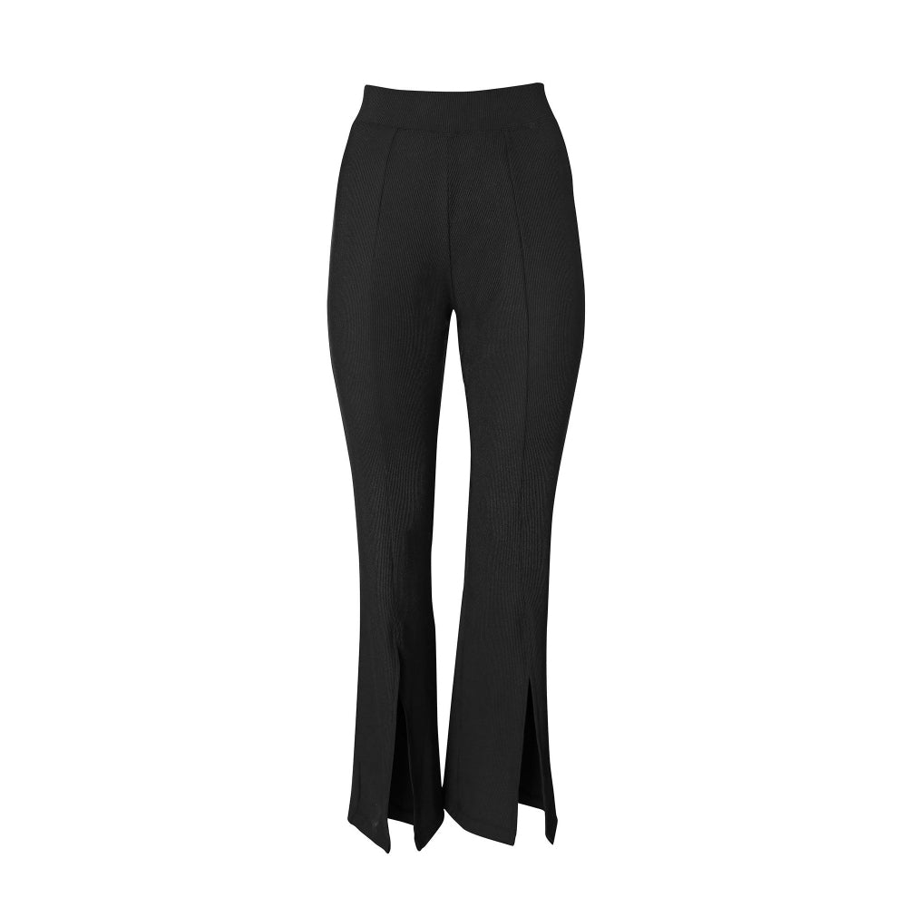 No Grey Area Bootcut Rib Pant