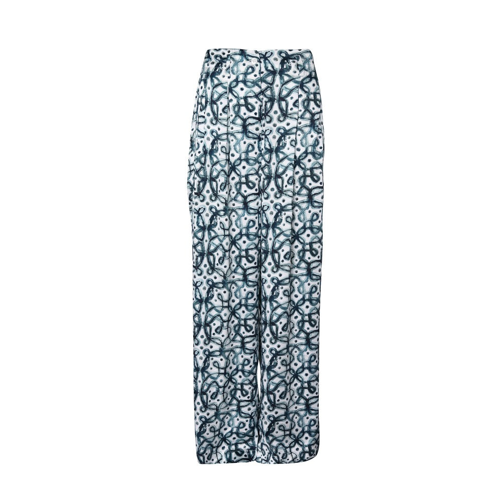 No Grey Area Watercolour Kolam Bollywood Pant