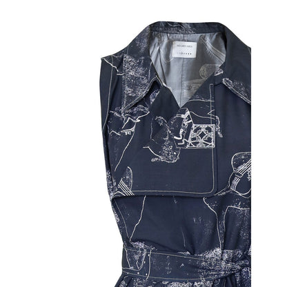 No Grey Area Surrealist Trench Dress with Belt (Set of 2)