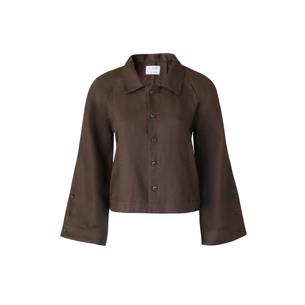 No Grey Area Kolam Twill Shacket