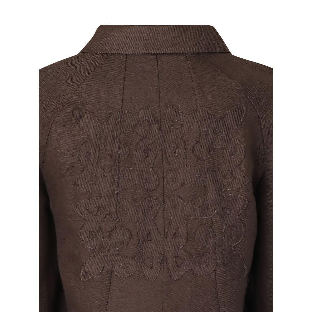 No Grey Area Kolam Twill Shacket