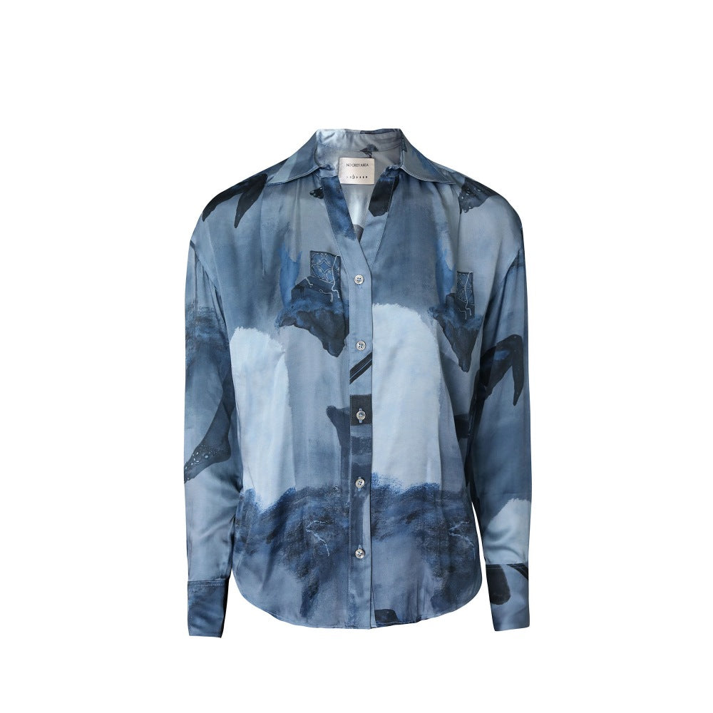 No Grey Area Surrealist Tonal Shirt