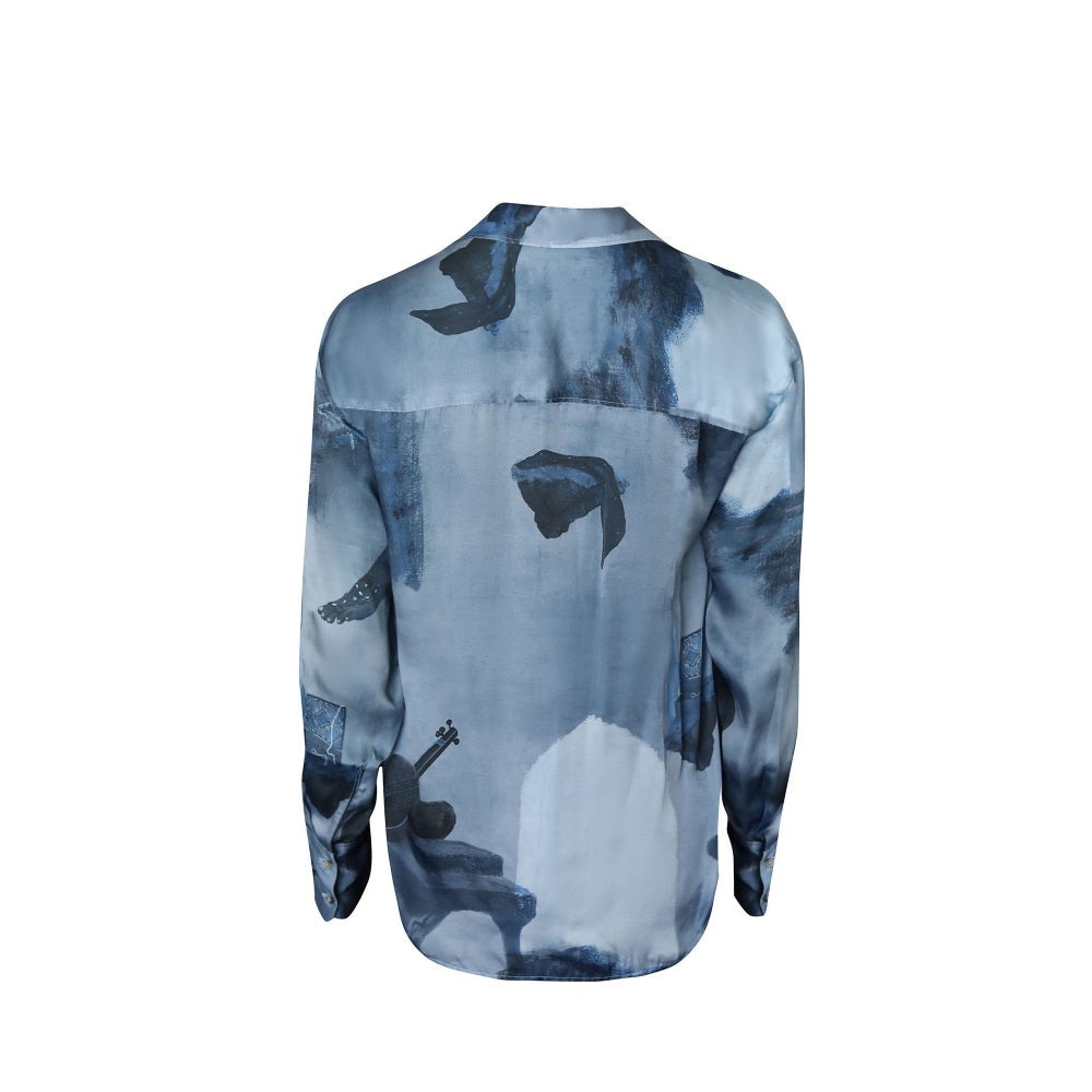 No Grey Area Surrealist Tonal Shirt