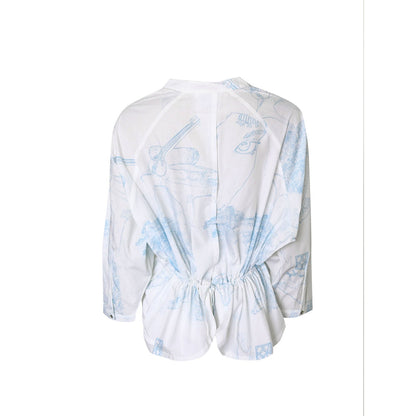 No Grey Area Surrealist Tunic Top