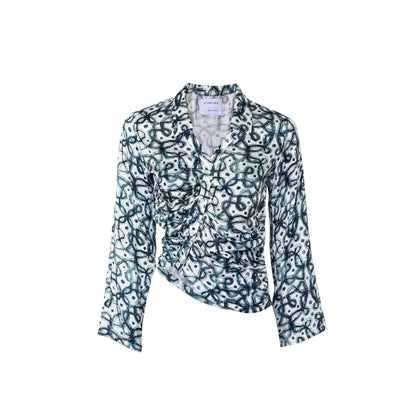 No Grey Area Watercolour Kolam Asymmetric Shirt