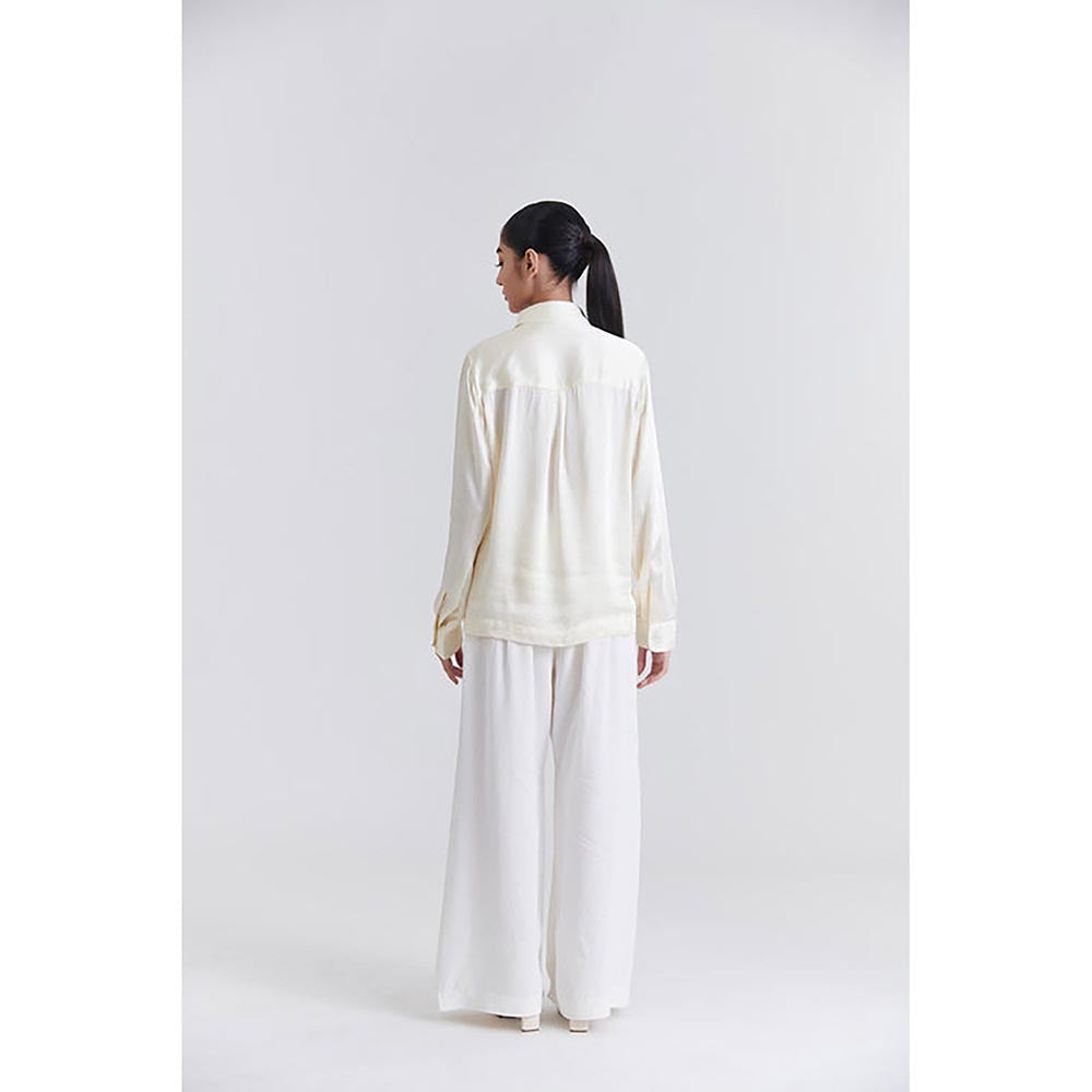 No Grey Area Off White Debris Boxy Shirt