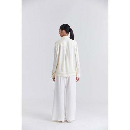 No Grey Area Off White Debris Boxy Shirt