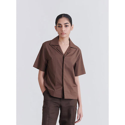 No Grey Area Brown Heron-Lily Shirt