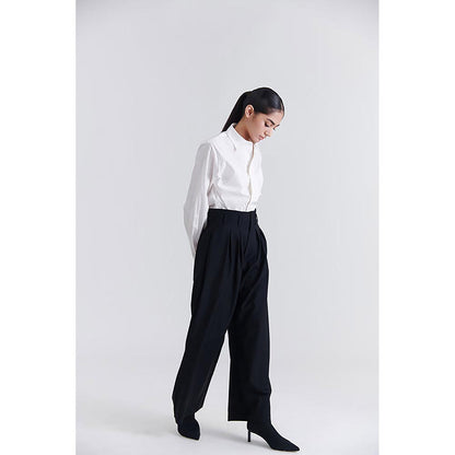 No Grey Area White Lily Bloom Boxy Shirt
