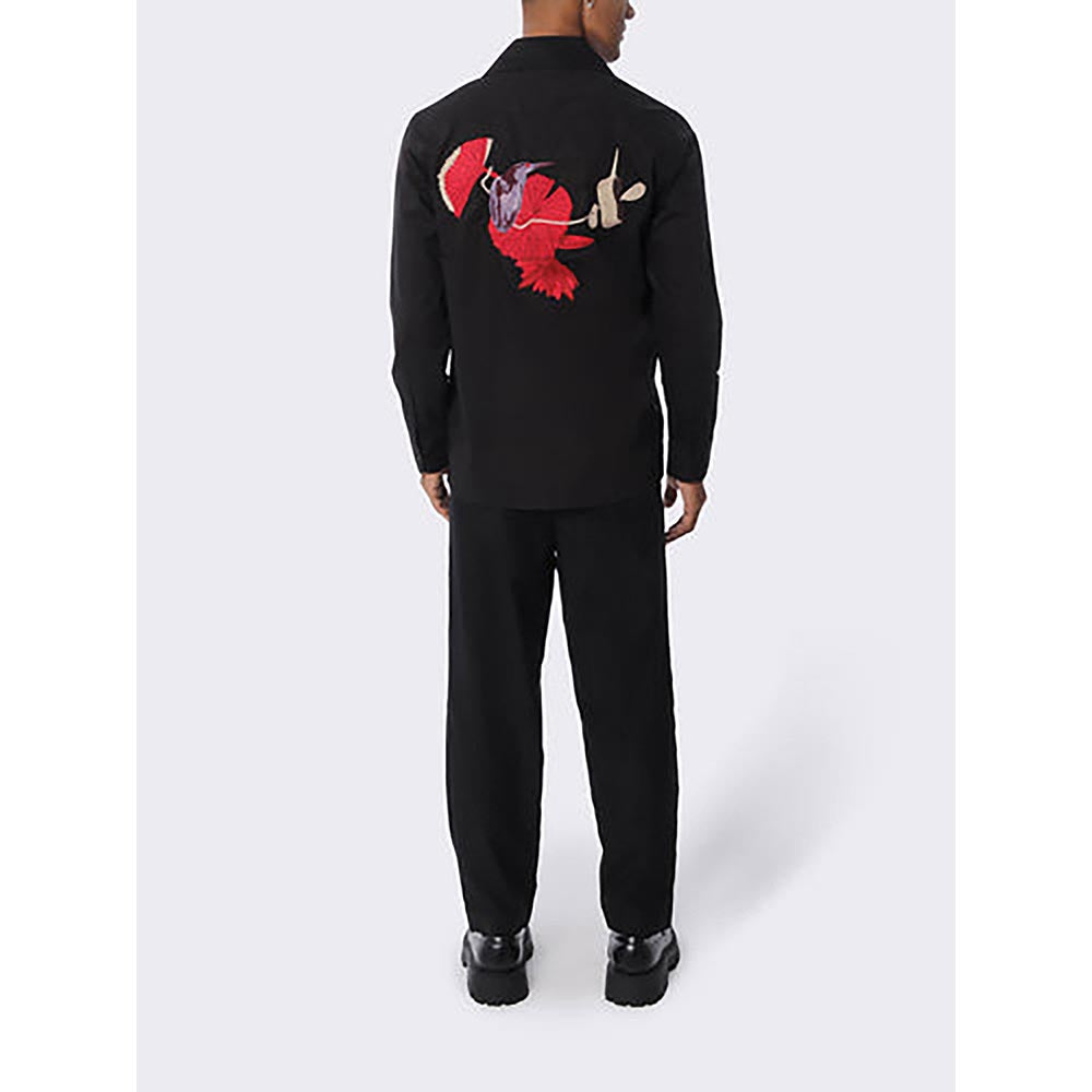 No Grey Area Black Heron Lily Shirt