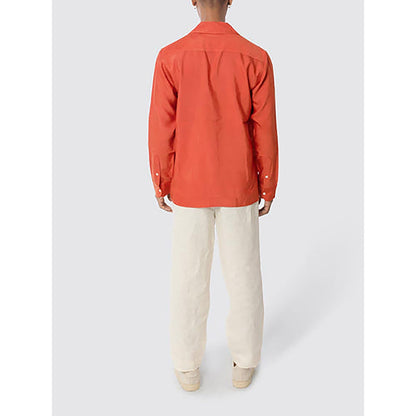No Grey Area Orange Kolam Long Sleeve Shirt