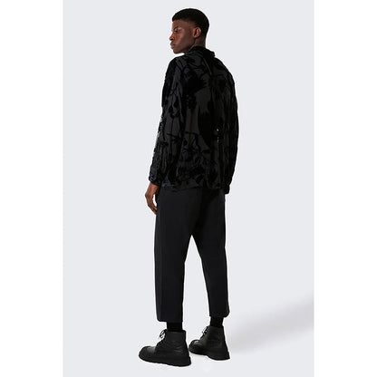 No Grey Area Black Shadow Maalai Boxy Shirt