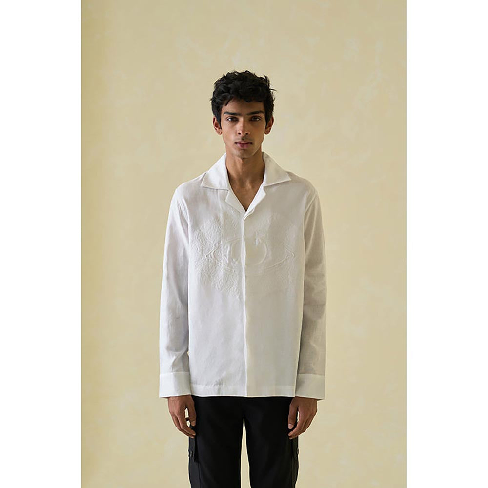 No Grey Area White Third Eye Shirt