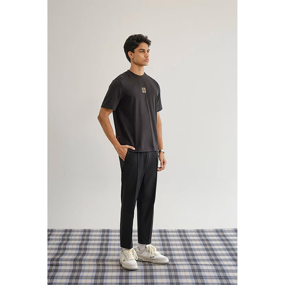 No Grey Area Vintage Jali T-Shirt In Black