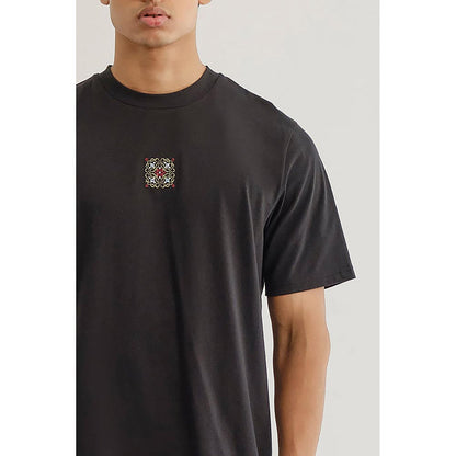 No Grey Area Vintage Jali T-Shirt In Black