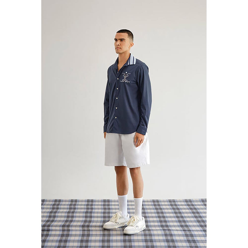No Grey Area Blue Equestrian Knot Shirt