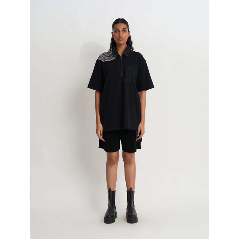 No Grey Area Water Memory Oversized Polo