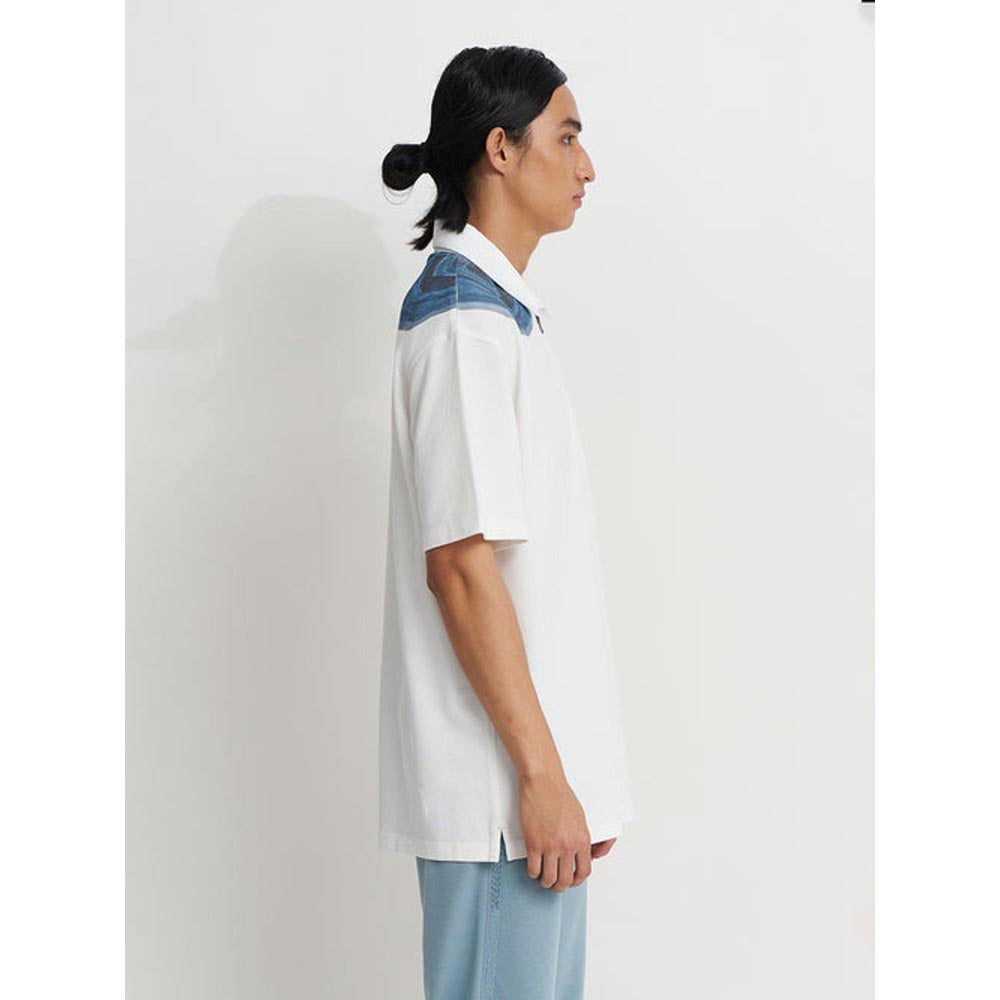 No Grey Area Water Memory Oversized Polo
