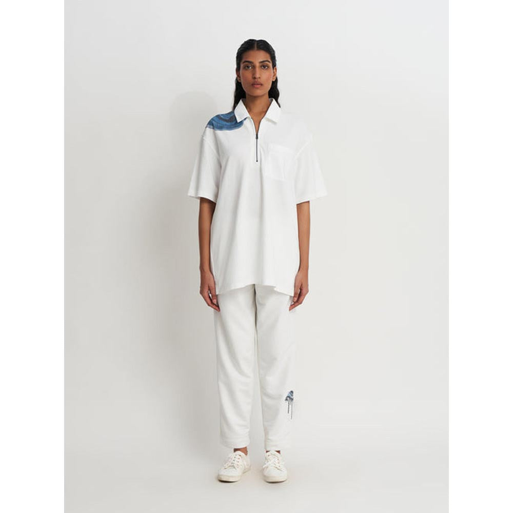 No Grey Area Water Memory Oversized Polo