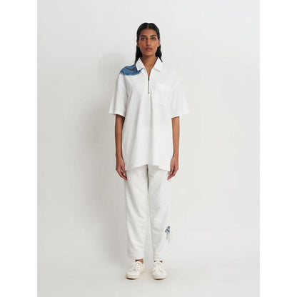 No Grey Area Water Memory Oversized Polo