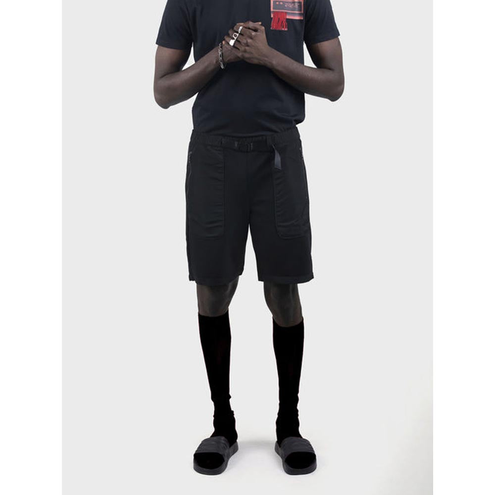 No Grey Area Black Grey Area Gunmetal Buckle Shorts