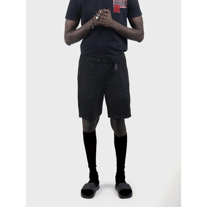 No Grey Area Black Grey Area Gunmetal Buckle Shorts