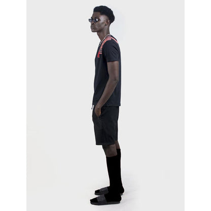 No Grey Area Black Grey Area Gunmetal Buckle Shorts