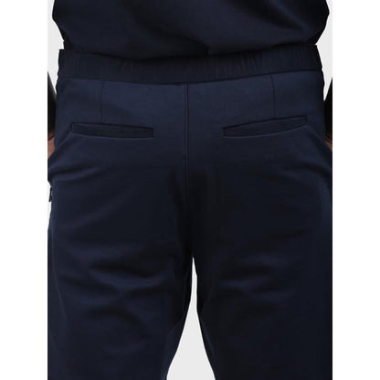 No Grey Area Navy Blue Grey Area Gunmetal Buckle Shorts