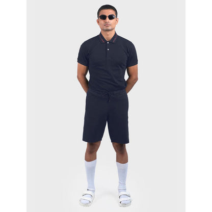 No Grey Area Black The Grey Area Bonded Shorts