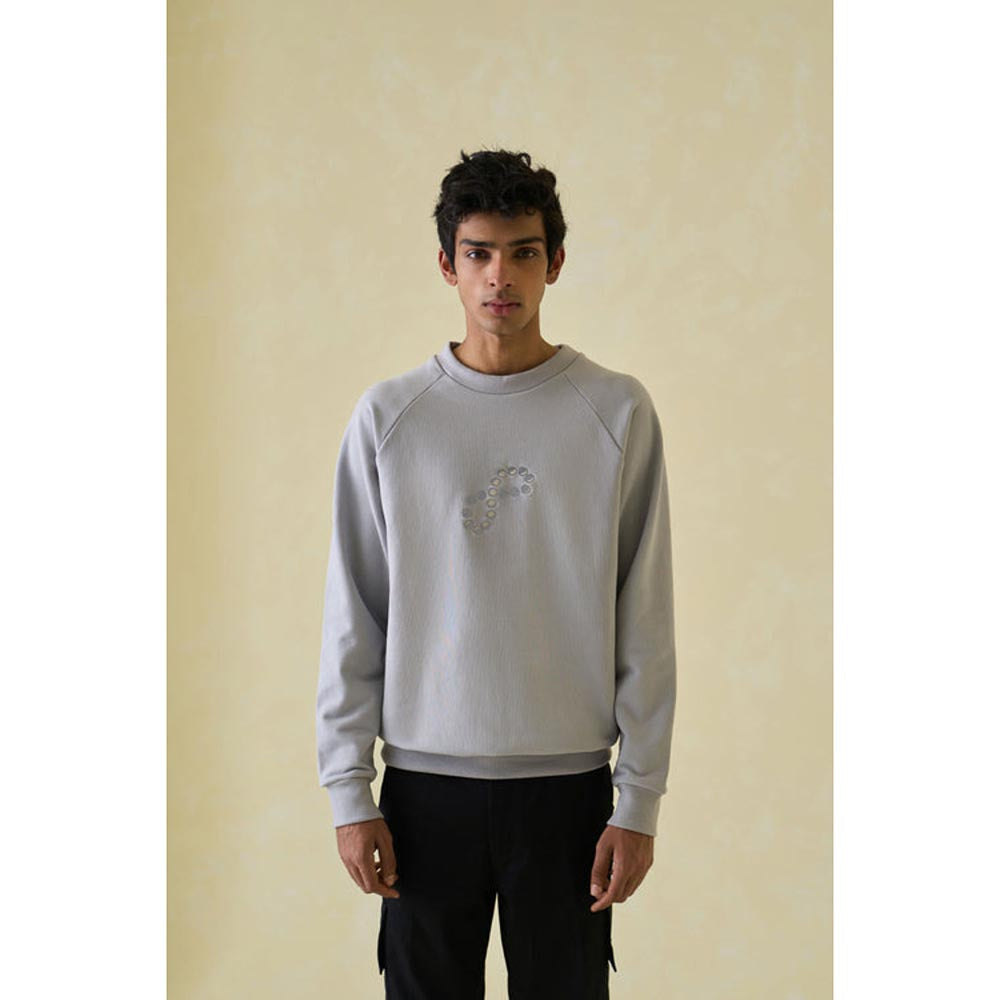 No Grey Area Grey Moon Analemma Sweatshirt